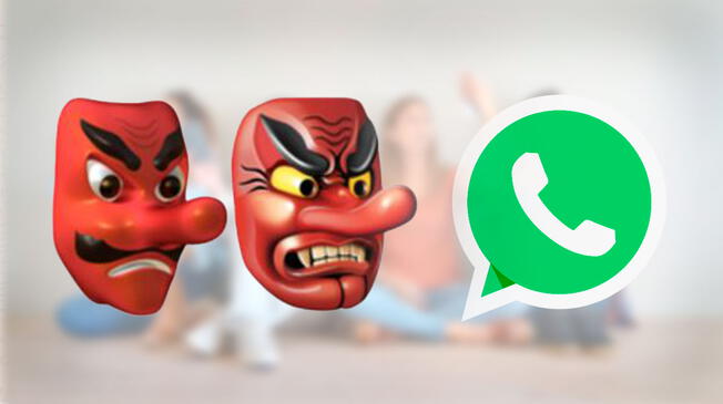 WhatsApp: ¿Qué significado tienen los emojis de máscara roja o rostro de diablo?