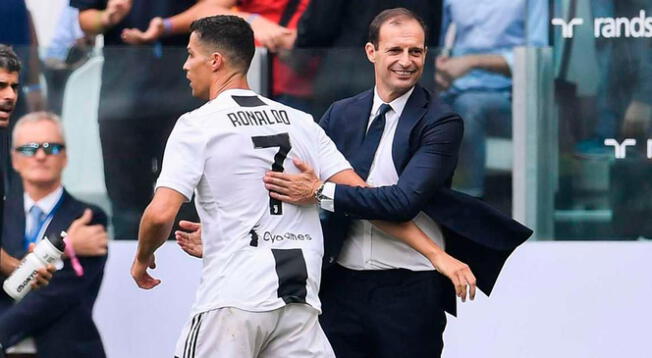 Massimiliano Allegri asegura que Cristiano Ronaldo permanecerá en la Juventus