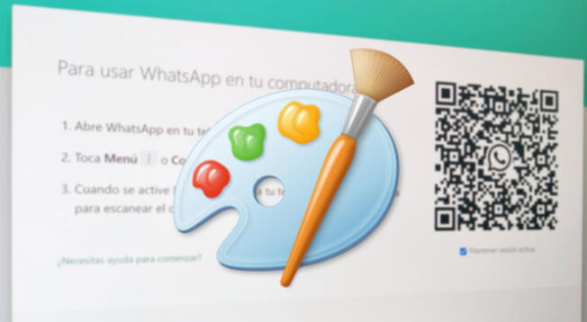 Sigue estos pasos para agregar Paint a WhatsApp Web.