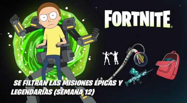 Fortnite: se filtran las misiones épicas y legendarias - Semana 12