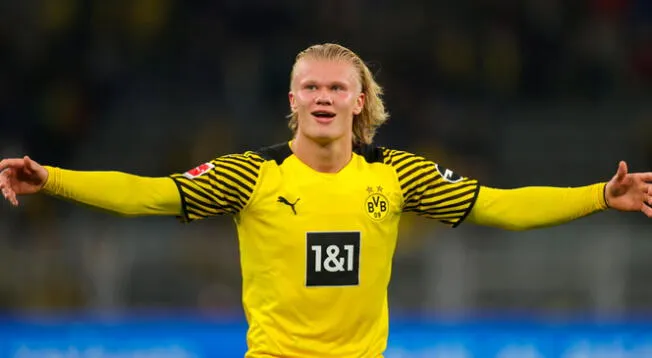 Erling Haaland tiene contrato con Borussia Dortmund hasta junio del 2024.