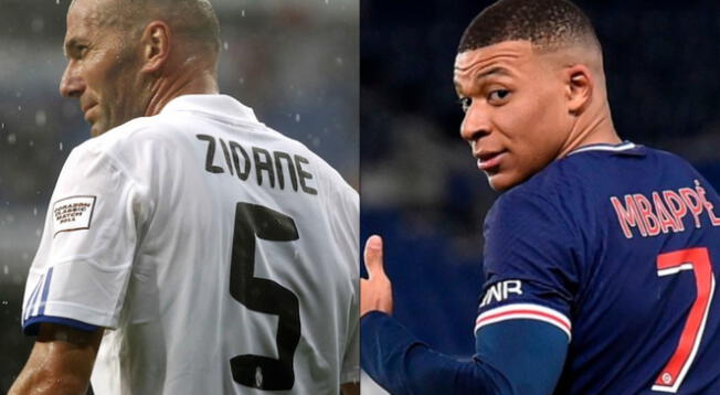Kylian Mbappé lucirá la icónica camiseta número 5 de Zinedine Zidane