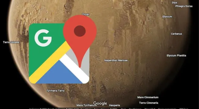 Google Maps: Cómo visitar el planeta Marte desde la aplicación