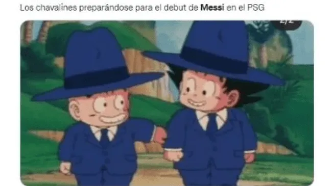 Los memes apuntaron a Messi y su debut en PSG.