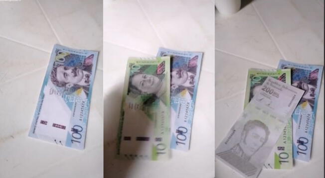 Tiktok: sujeto compara nuevos billetes de 10 y 100 soles con moneda venezolana