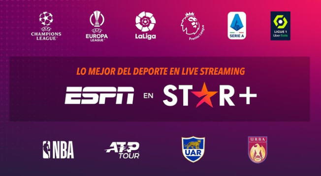 Star Plus, la plataforma que transmitirá diferentes eventos deportivos Star Plus, la plataforma que transmitirá diferentes eventos deportivos