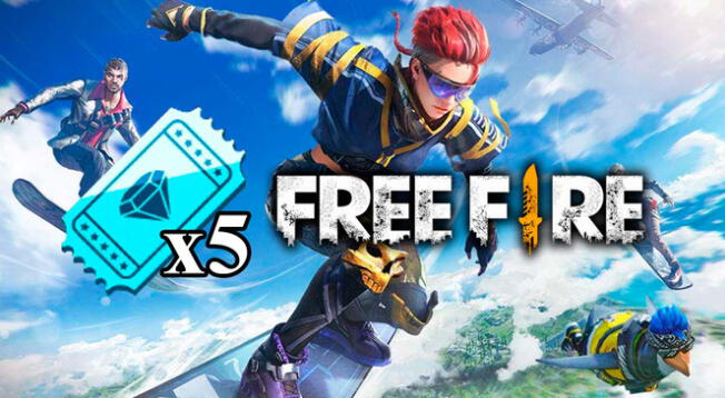 Free Fire: consigue 5 cupones de diamante royale gratis