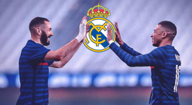 Benzema y Mbappé en Real Madrid