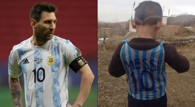 Niño afgano fan de Messi clama ayuda para escapar de talibanes