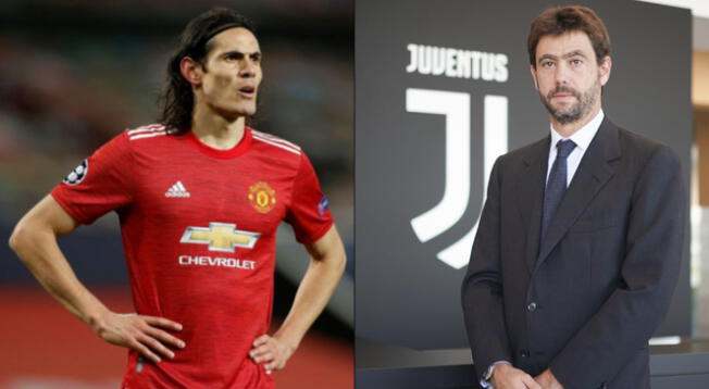 Juventus rechazó a Edinson Cavani ofrecido por Manchester United