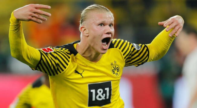 Erling Haaland tiene contrato con Borussia Dortmund hasta junio del 2024.