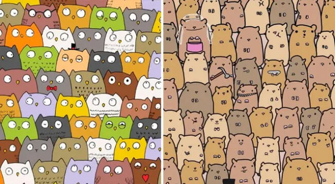 Reto visual doble: Descubre las diferencias ocultas de las imágenes en tiempo récord Reto visual doble: Descubre las diferencias ocultas de las imágenes en tiempo récord