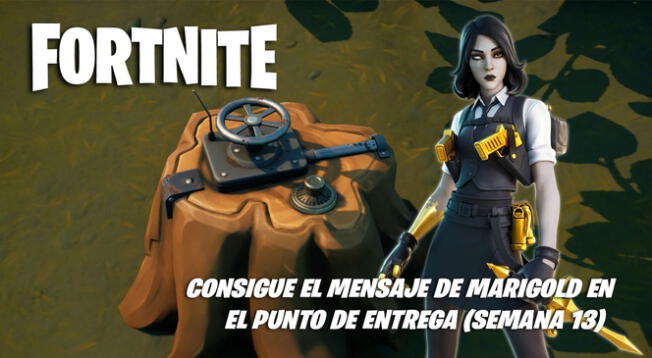 Fortnite: consigue el mensaje de Marigold en el punto de entrega