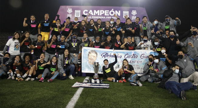 Alianza Lima se consagró campeón de la Liga Femenina.