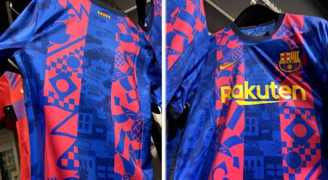 Barcelona y la camiseta que utilizará para la Champions League