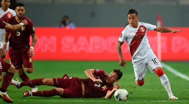 Christian Cueva anotó un gol frente a Venezuela