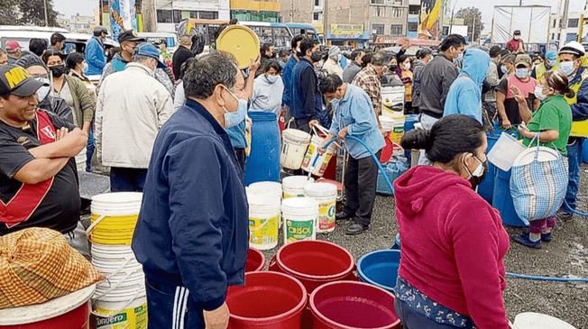 Sedapal aclara que no cobra por el agua repartida en cisternas de SJL.