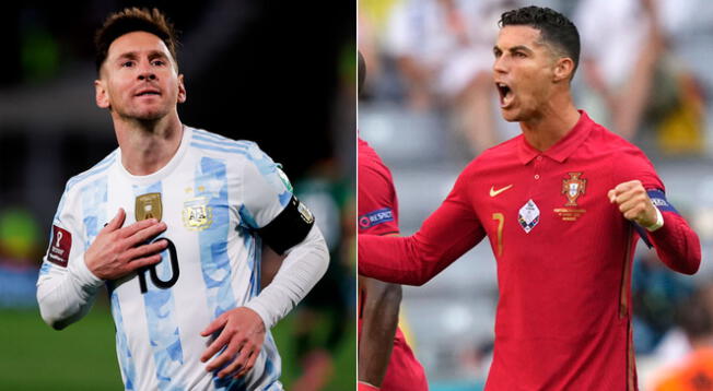 Messi y Ronaldo no se cansan de marcar goles con Argentina y Portugal.