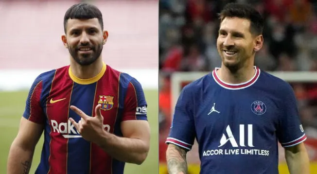 Agüero reveló que quiere enfrentar a Messi en Champions League