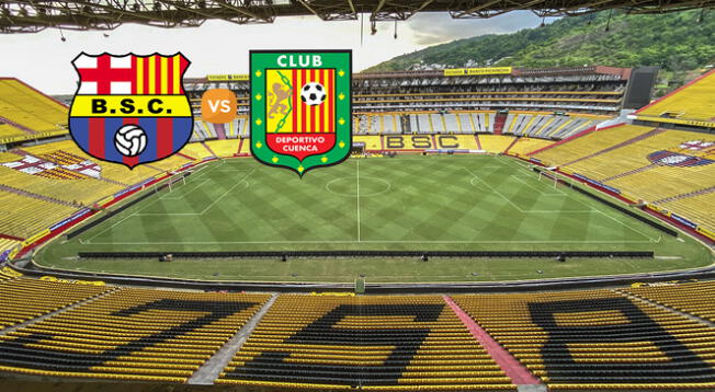 EN VIVO GOLTV, Barcelona SC - Deportivo Cuenca: chocan por la Liga Pro de Ecuador