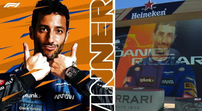 Daniel Ricciardo es el ganador del Gran Premio de Italia