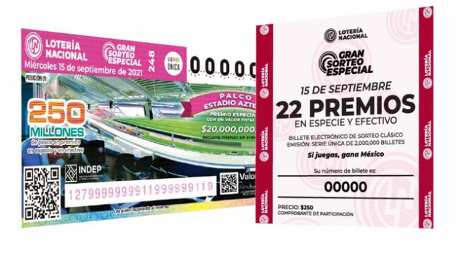 Conoce los 22 premios que se sortearán en el especial de la Lotería Nacional Conoce los 22 premios que se sortearán en el especial de la Lotería Nacional