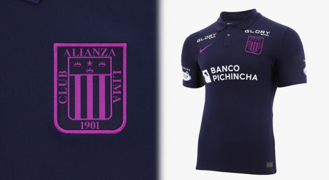 Camiseta Blanquimorada de Alianza Lima para el mes de octubre