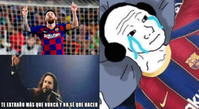 Los usuarios no perdonaron al Barcelona y le dedicaron memes