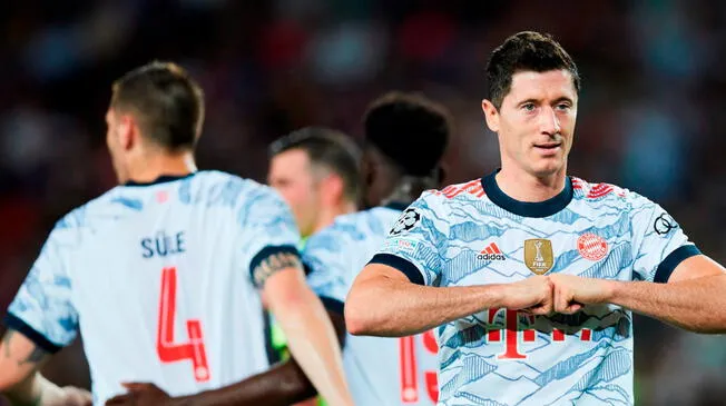 Thomas Müller y Robert Lewandowski anotaron en ambos tiempos. Foto: EFE