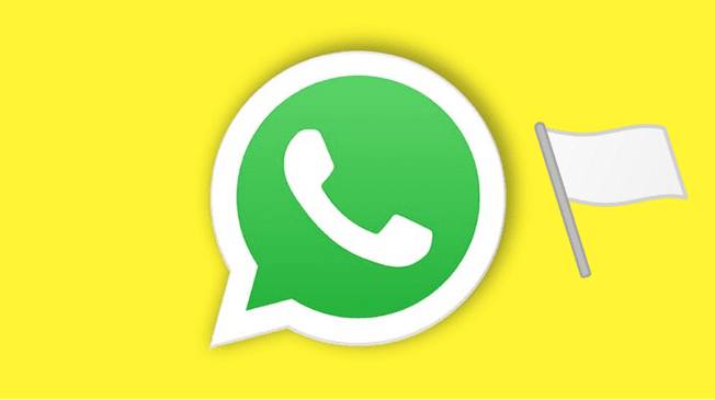 WhatsApp: conoce qué significa la bandera blanca y cuándo usarlo