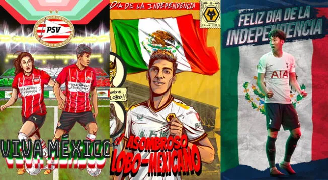 Los clubes europeos enviaron saludos a México.