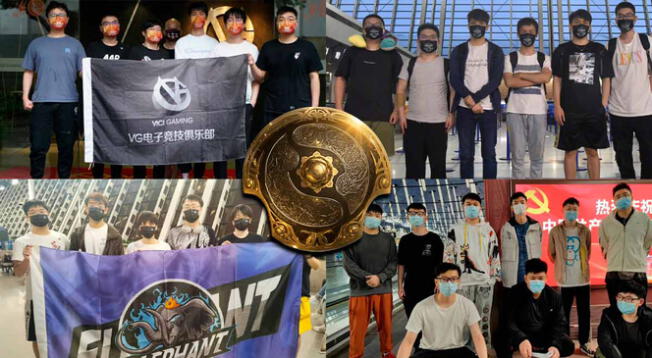 Los equipos de China se dirigen a la sede de TI10. Los equipos de China se dirigen a la sede de TI10.