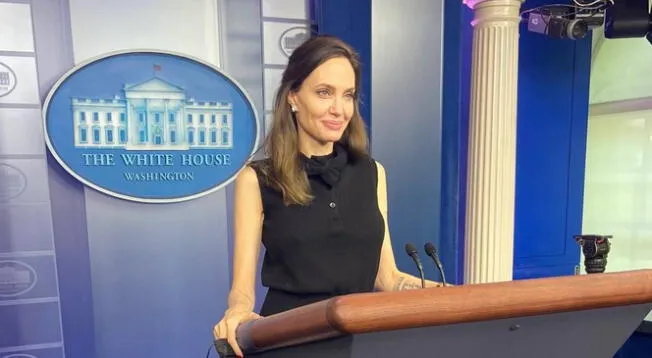 Angelina Jolie visita la Casa Blanca para denunciar violencia machista