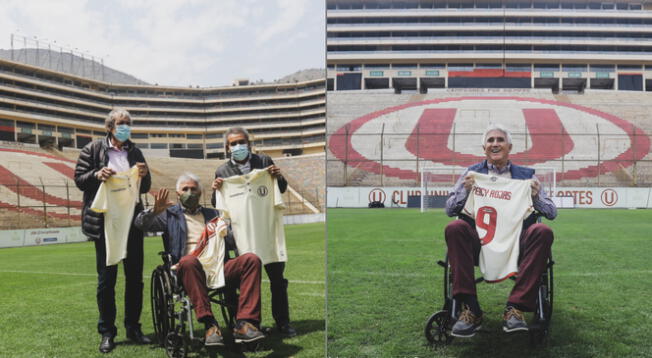 Universitario rindió sentido homenaje a su goleador Percy Rojas