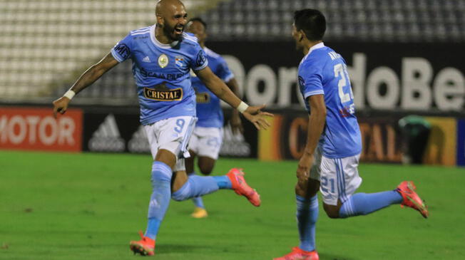 Marcos Riquelme anotó su primer doblete con Sporting Cristal. Foto: Liga 1 Betsson