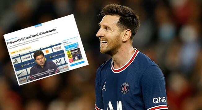 Lionel Messi criticado en Francia por su bajo rendimiento en el PSG