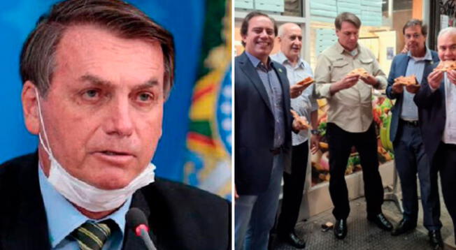 Jair Bolsonaro tuvo que comer en las calles de Nueva York por no estar vacunado