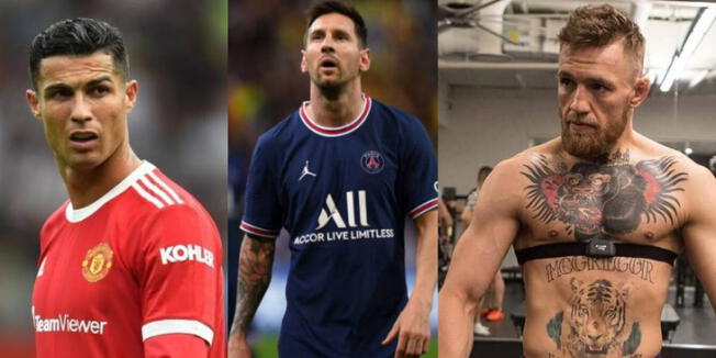 Messi, Conor McGregor, CR7 lideran la lista de deportistas mejor pagados