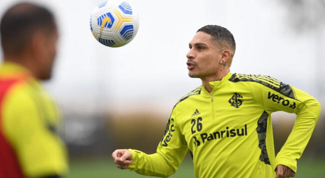 Paolo Guerrero vence contrato con Inter de Porto Alegre en diciembre.