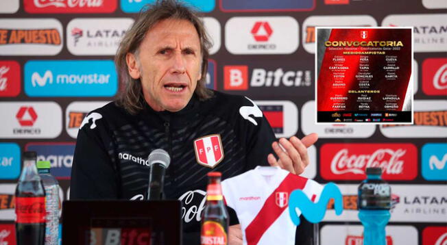 Ricardo Gareca dio lista de convocados