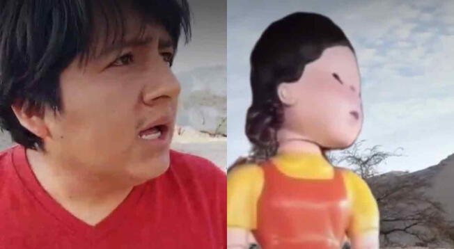 Usuario realiza parodia de El juego del calamar junto a su madre en TikTok