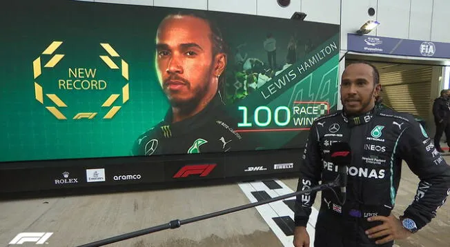 Lewis Hamilton obtuvo su victoria 100 en el GP de Rusia 2021