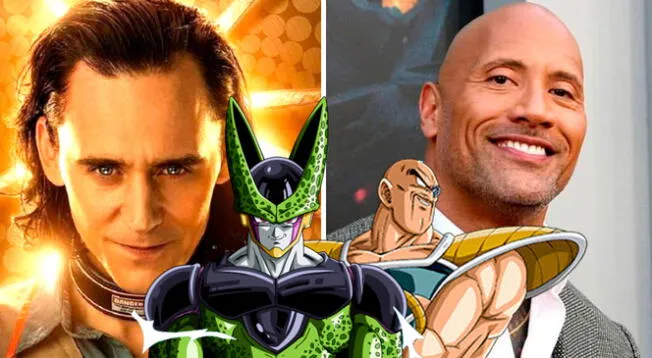 Dragon Ball: La Roca y Loki son recreados como Nappa y Cell en redes sociales