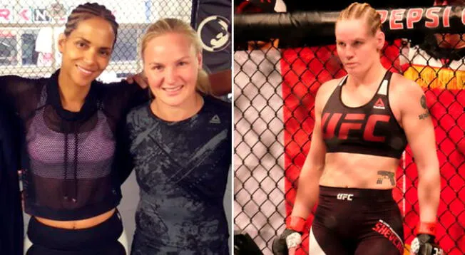 UFC: Valentina Shevchenko saluda a Halle Berry previo al estreno de Bruised en Netflix