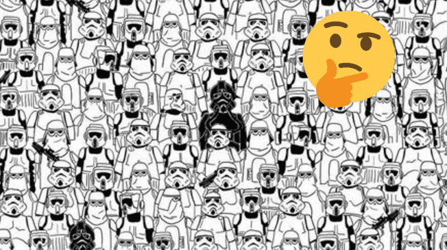 Reto Visual: Encuentra al Oso Panda entre los Stormtrooper Reto Visual: Encuentra al Oso Panda entre los Stormtrooper