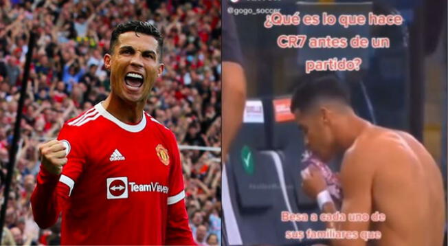 TikTok: CR7 es captado besando sus canilleras con rostros de sus familiares TikTok: CR7 es captado besando sus canilleras con rostros de sus familiares