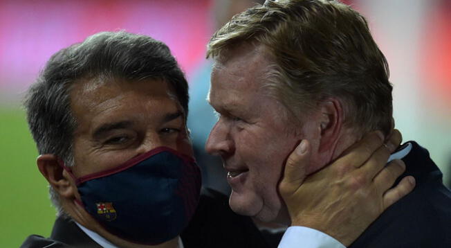 Ronald Koeman seguirá al mando de Barcelona tras confianza de Joan Laporta