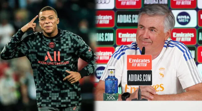 Carlo Ancelotti se refirió ante la posible llegada de Kylian Mbappé