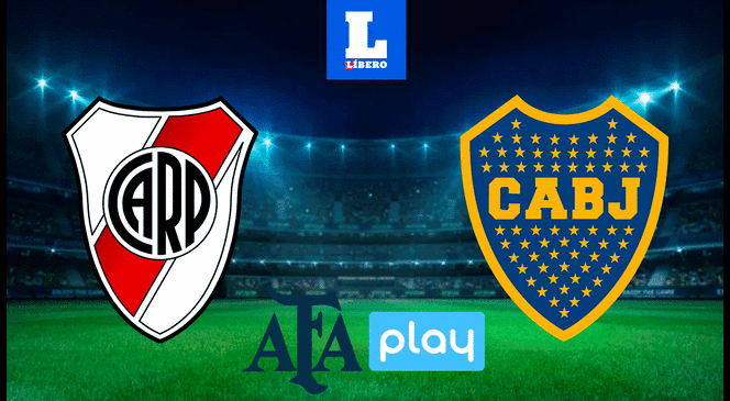 Vía AFA Play, River vs. Boca se miden en el Superclásico de la Liga Profesional