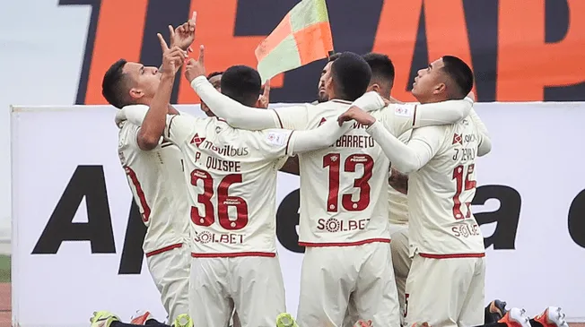 Universitario goleó 3-0 a Vallejo y ya es tercero en el acumulado